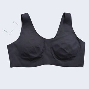 KNIX NWT XXXL 3X Black Pullover Cami‎ sports style bralette comfy removable pads